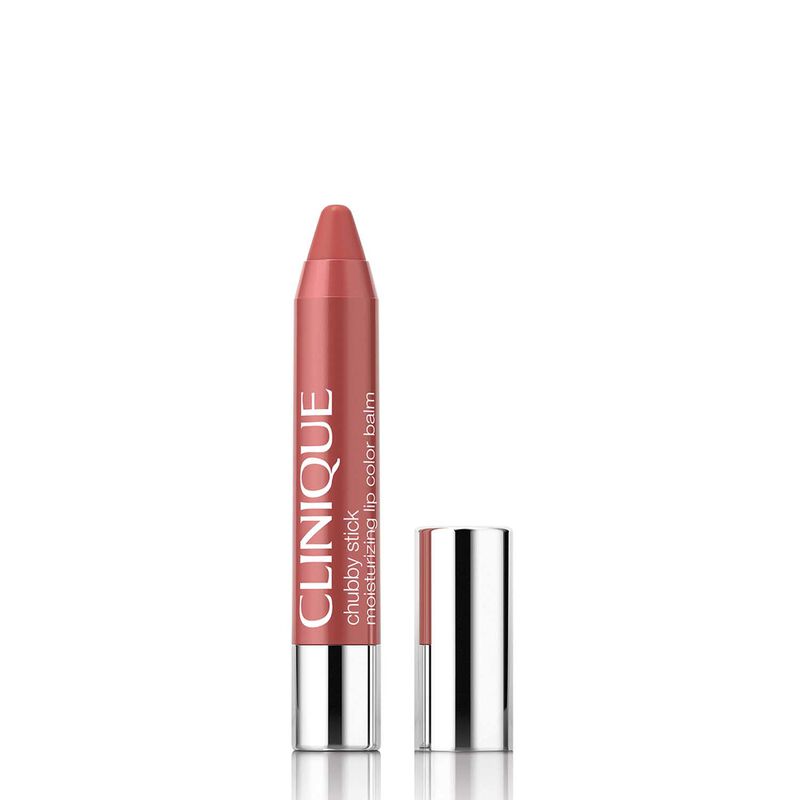Clinique Chubby Stick Moisturizing Lip Balm Plushest Pink image number 4